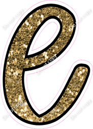 CUL 23.5" Individuals - Gold Sparkle l