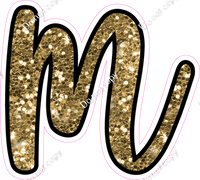 CUL 23.5" Individuals - Gold Sparkle m