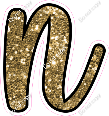 CUL 23.5" Individuals - Gold Sparkle n