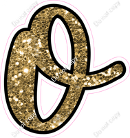 CUL 23.5" Individuals - Gold Sparkle o