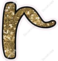 CUL 23.5" Individuals - Gold Sparkle r