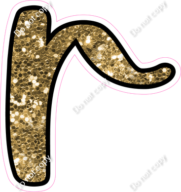 CUL 23.5" Individuals - Gold Sparkle r