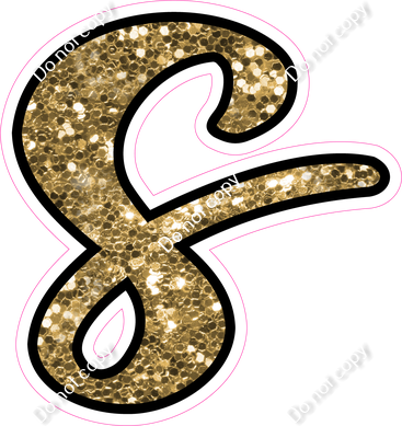 CUL 23.5" Individuals - Gold Sparkle s