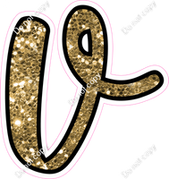 CUL 23.5" Individuals - Gold Sparkle v