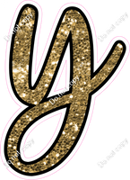 CUL 23.5" Individuals - Gold Sparkle y