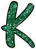 CUL 23.5" Individuals - Green Sparkle K