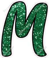 CUL 23.5" Individuals - Green Sparkle M