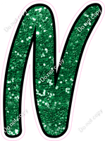 CUL 23.5" Individuals - Green Sparkle N