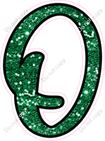 CUL 23.5" Individuals - Green Sparkle O