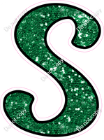 CUL 23.5" Individuals - Green Sparkle S