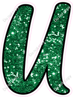 CUL 23.5" Individuals - Green Sparkle U