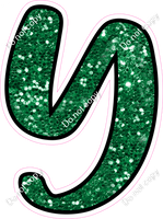 CUL 23.5" Individuals - Green Sparkle Y