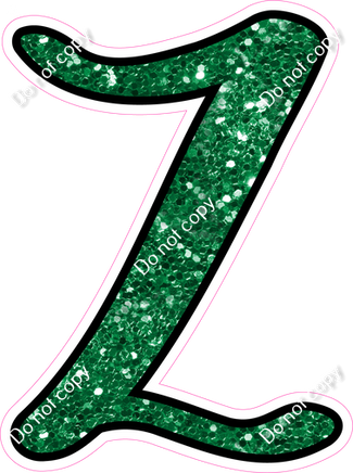 CUL 23.5" Individuals - Green Sparkle Z