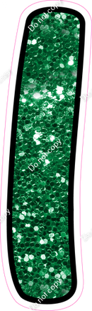 CUL 23.5" Individuals - Green Sparkle 1