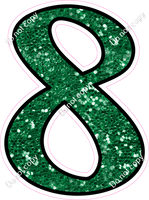 CUL 23.5" Individuals - Green Sparkle 8