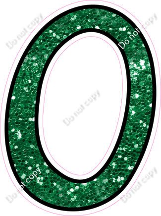 CUL 23.5" Individuals - Green Sparkle