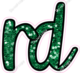 CUL 23.5" Individuals - Green Sparkle RD