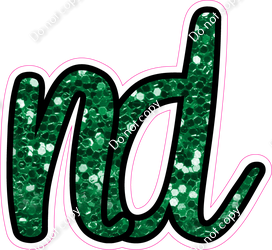 CUL 23.5" Individuals - Green Sparkle ND