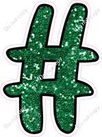 CUL 23.5" Individuals - Green Sparkle #