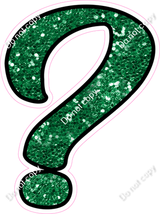 CUL 23.5" Individuals - Green Sparkle ?