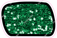 CUL 23.5" Individuals - Green Sparkle Dash