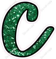 CUL 23.5" Individuals - Green Sparkle c