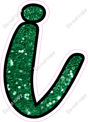 CUL 23.5" Individuals - Green Sparkle i