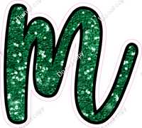 CUL 23.5" Individuals - Green Sparkle m