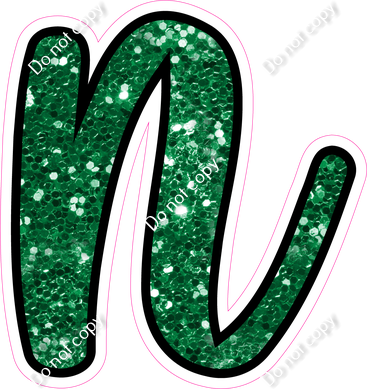 CUL 23.5" Individuals - Green Sparkle n