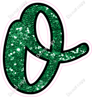 CUL 23.5" Individuals - Green Sparkle o