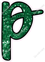 CUL 23.5" Individuals - Green Sparkle p