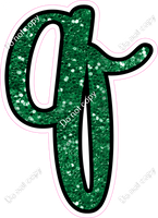 CUL 23.5" Individuals - Green Sparkle q