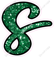 CUL 23.5" Individuals - Green Sparkle s