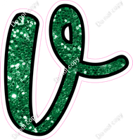 CUL 23.5" Individuals - Green Sparkle v