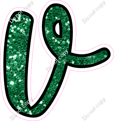 CUL 23.5" Individuals - Green Sparkle v