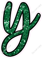 CUL 23.5" Individuals - Green Sparkle y