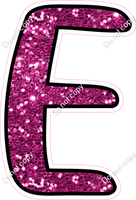 CUL 23.5" Individuals - Hot Pink Sparkle E