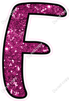 CUL 23.5" Individuals - Hot Pink Sparkle F