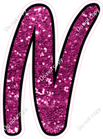 CUL 23.5" Individuals - Hot Pink Sparkle N