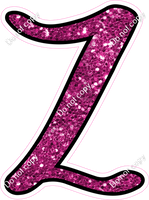 CUL 23.5" Individuals - Hot Pink Sparkle Z