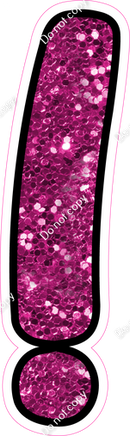 CUL 23.5" Individuals - Hot Pink Sparkle !