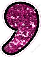 CUL 23.5" Individuals - Hot Pink Sparkle Apostrophe