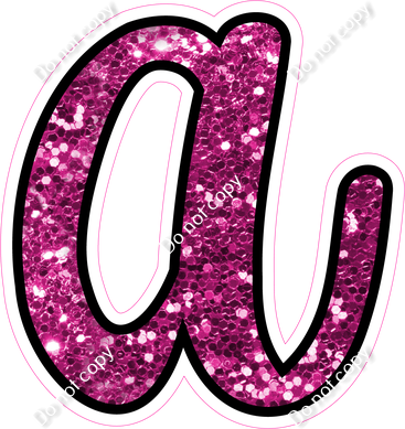 CUL 23.5" Individuals - Hot Pink Sparkle a