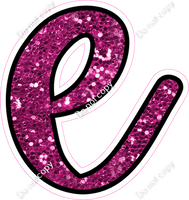 CUL 23.5" Individuals - Hot Pink Sparkle e