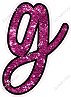 CUL 23.5" Individuals - Hot Pink Sparkle g