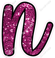 CUL 23.5" Individuals - Hot Pink Sparkle n