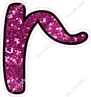 CUL 23.5" Individuals - Hot Pink Sparkle r