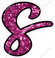 CUL 23.5" Individuals - Hot Pink Sparkle s