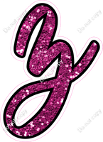 CUL 23.5" Individuals - Hot Pink Sparkle z