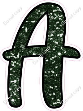 CUL 23.5" Individuals - Hunter Green Sparkle A